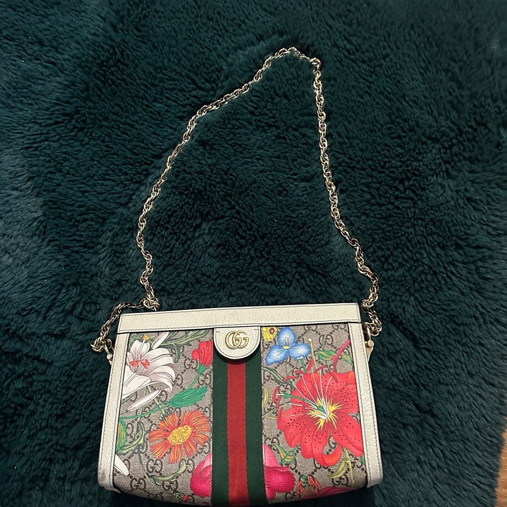Gucci Multicolor Floral Shoulder Bag